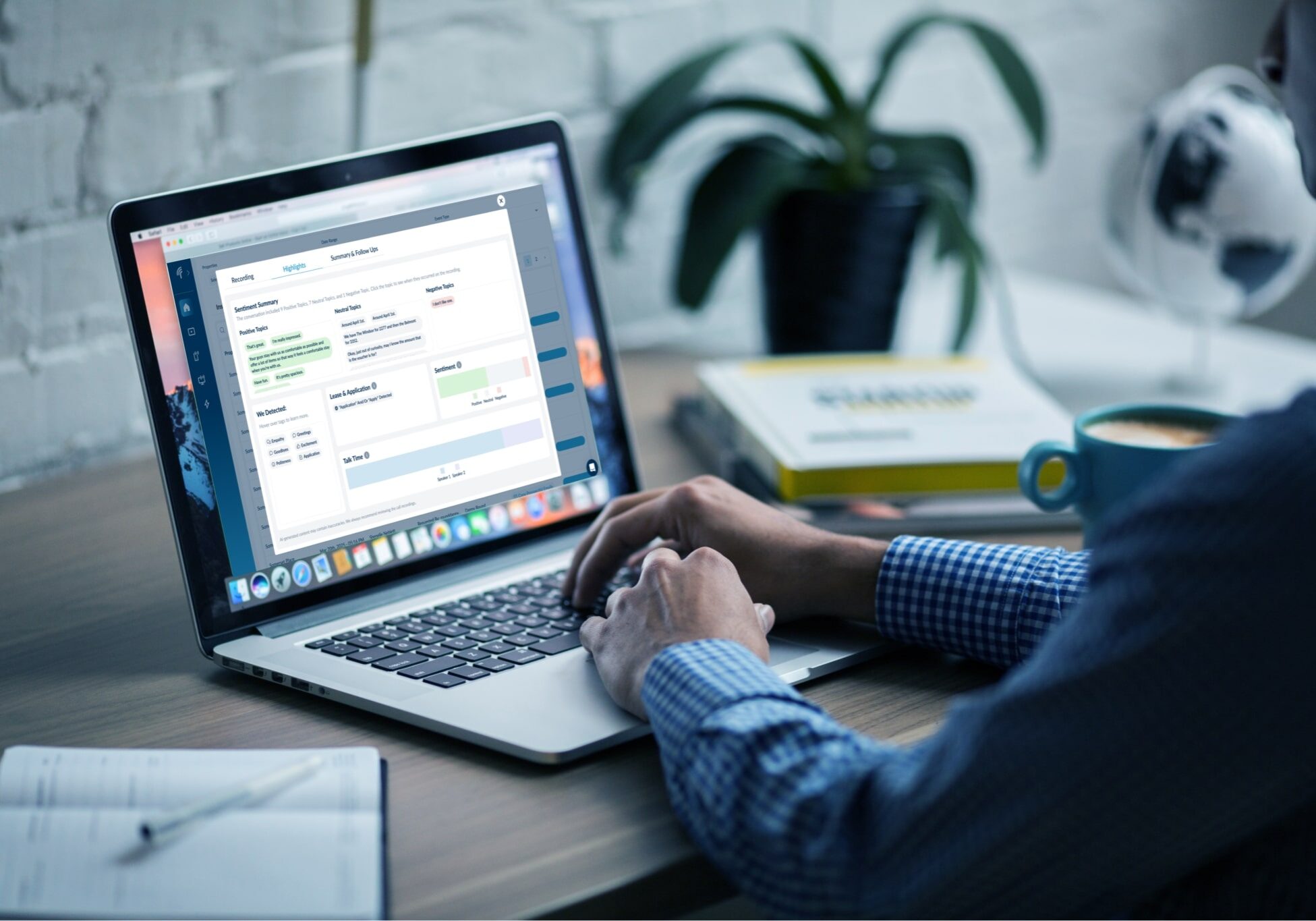 regional manager man on property management software, realync virtual leasing software, desktop view