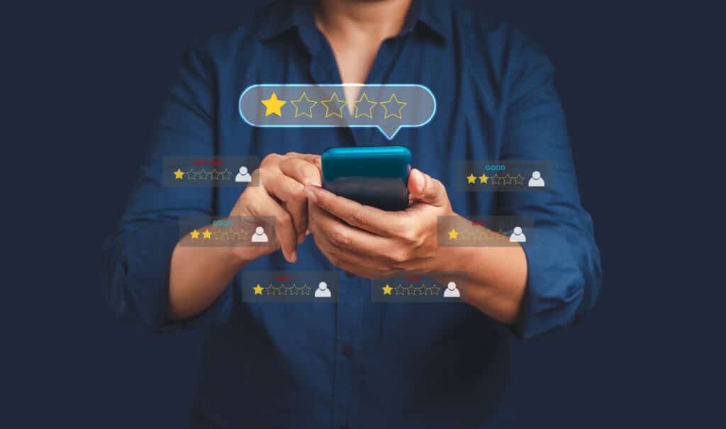 Negative feedback concept. Choosing a 1-star rating review in the survey, poll, or customer satisfaction research. Bad user experience via a smartphone. Customer experience dissatisfied. Poor rating
Negative feedback concept. Choosing a 1-star rating review in the survey customer satisfaction research
negative, feedback, unsatisfied, review, dissatisfied, poor, bad, 1, low, one, star, rating, satisfaction, survey, poll, experience, questionnaire, customer, concept, user, smartphone, mobile, phone, dislike, evaluation, business, rate, client, performance, consumer, marketing, disappointment, man, businessman, complaint, standing, evaluate, criticism, measurement, grade, yellow, internet, awful, disappointed, terrible, question, rank, choice, online, closeup