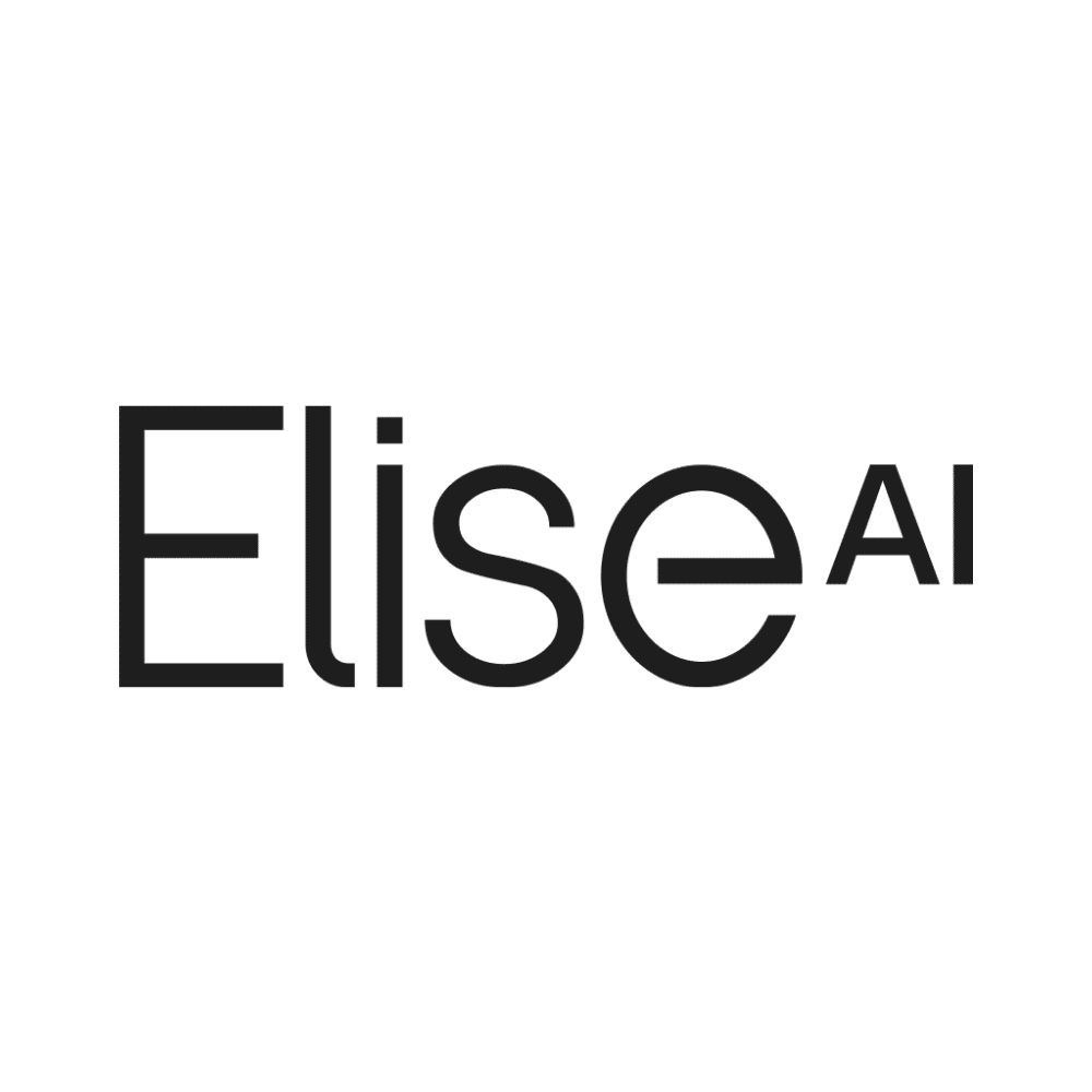 elise ai logo, realync partnership