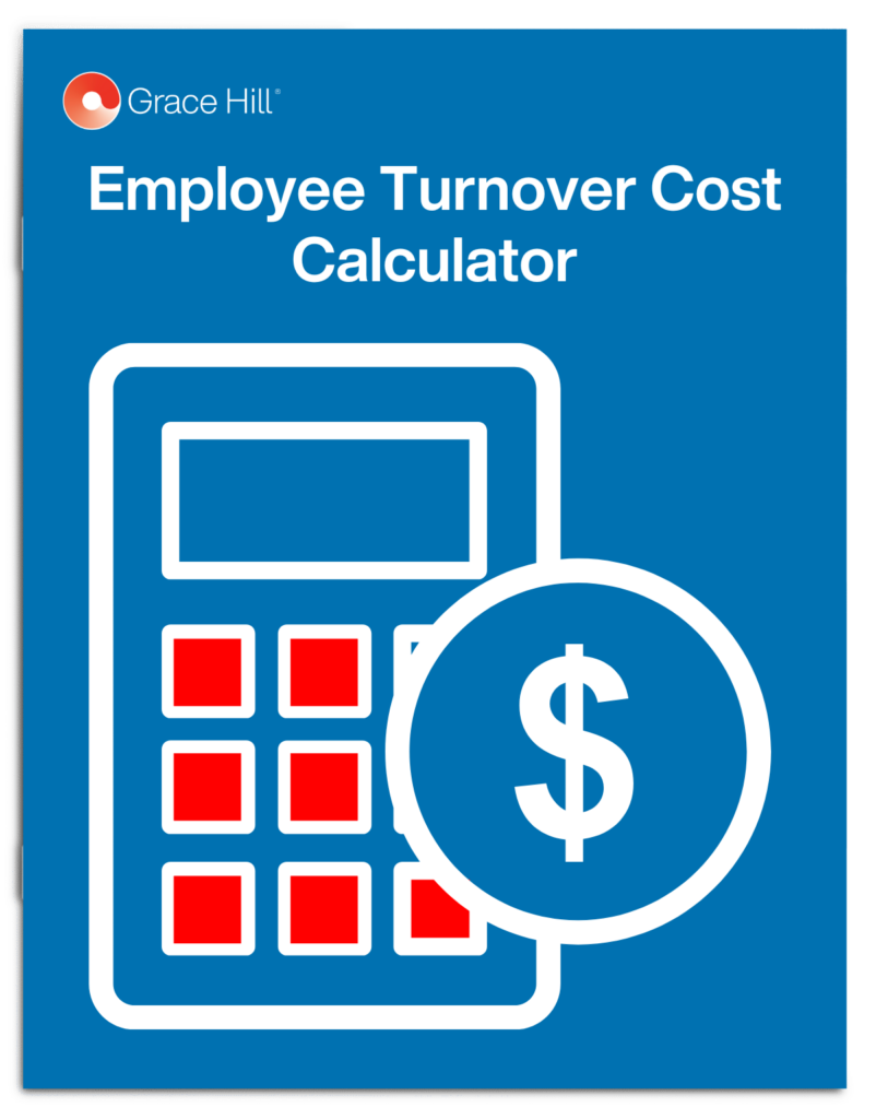 Grace Hill's graphic for employee turnover cost calculator.