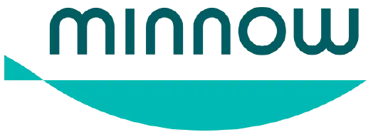 logo for minnow, smart food lockers for secure deliveries in multifamily and office buildings