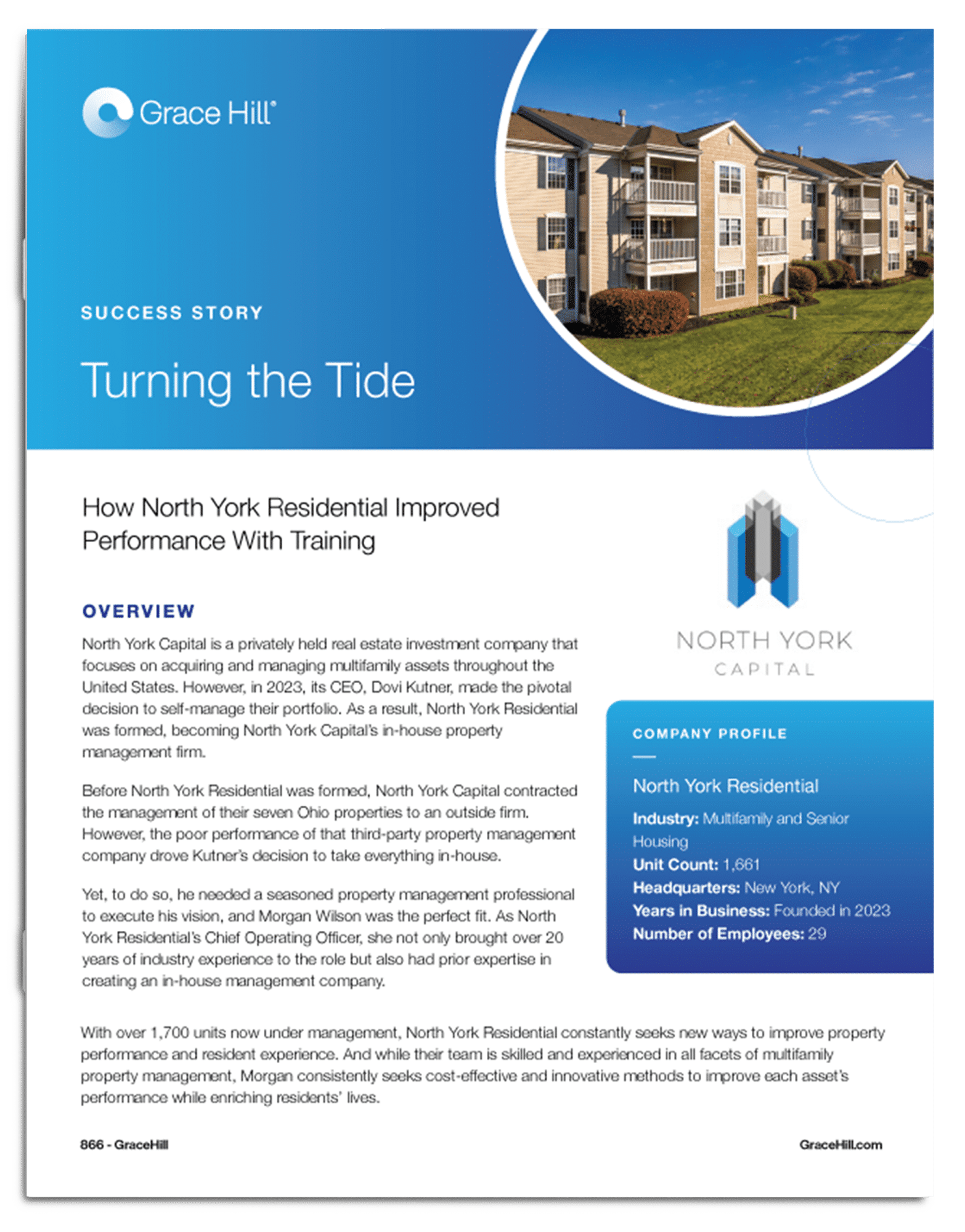 North York Capital's success story.