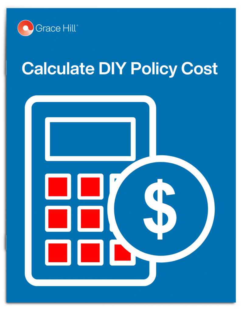 Grace Hill's Policy Cost Calculator graphic.