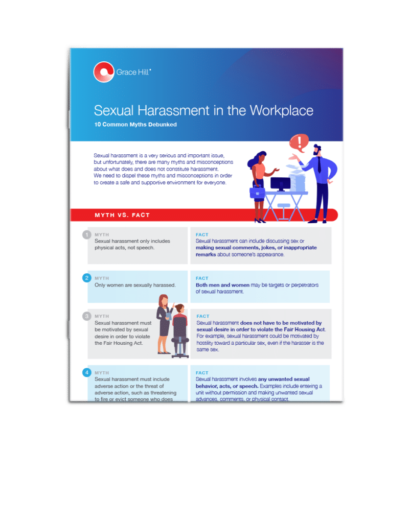 Sexual Harassment Myths Infographic