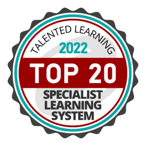 Grace Hill's 2022 Top 20 Specialist Learning System from Talented Learning.